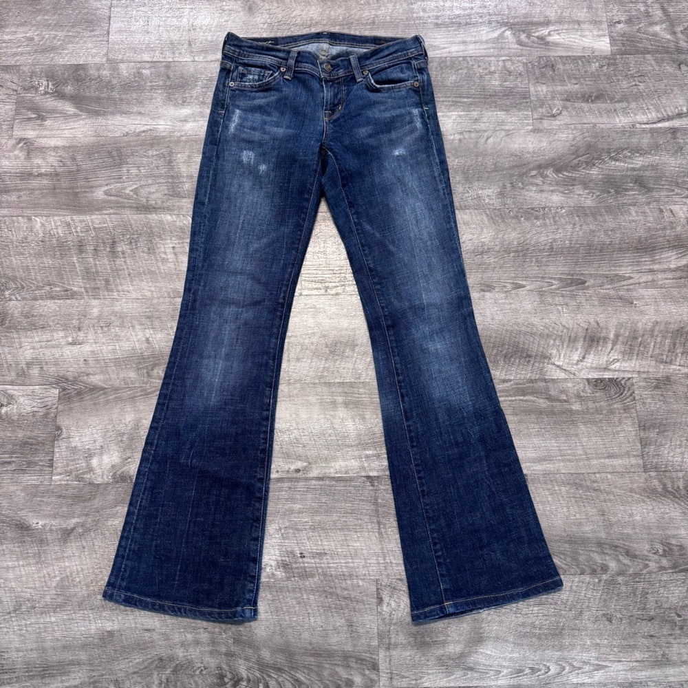 Citizens of Humanity Jerome Dahan Denim Stretch Low Waist Flare Jean Womens 26